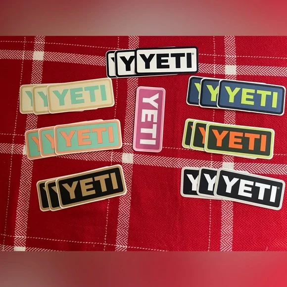 YETI 22 TOTAL Vibrant Sticker Collection - Picture 1 of 4